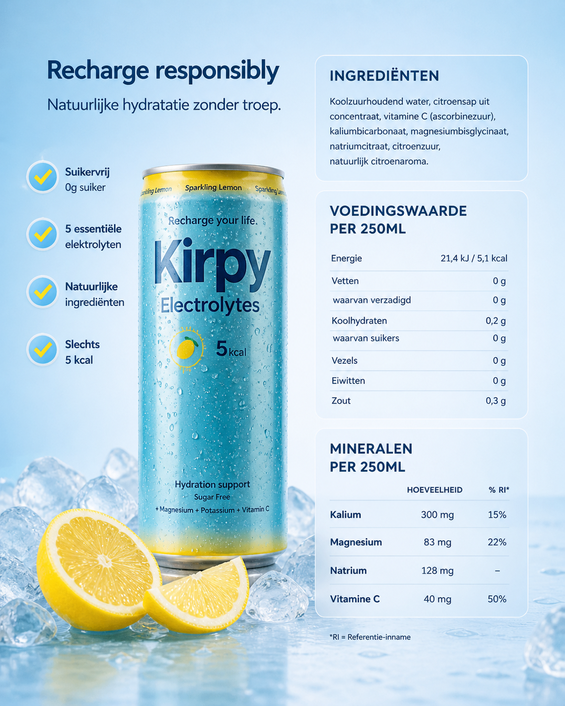 B2B Kirpy Electrolyte blikken